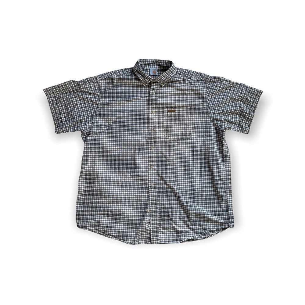 Carhartt short sleeve button down shirt